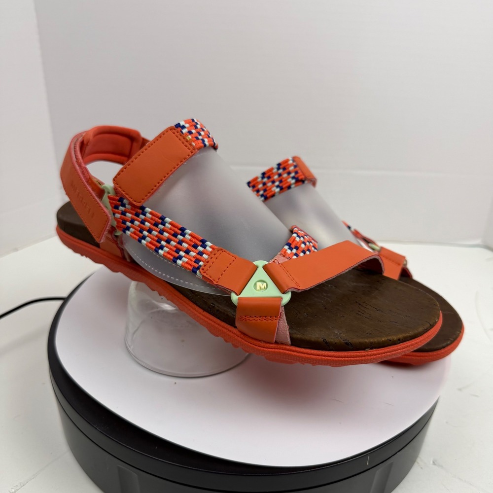 Merrell District Mendi Backstrap Sandals Womens 11 Hot Coral Orange J94232 - Picture 9 of 16